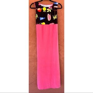 David Dart Sport Vintage 90's Summer Print Maxi Dress I Size Small